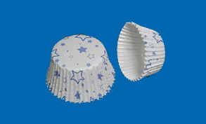 オーブンクッカー(柄物)マフィンカップ ブルースター柄